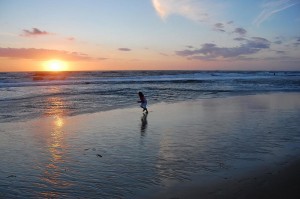 Playa de Westerland, en Sylt, Alemania